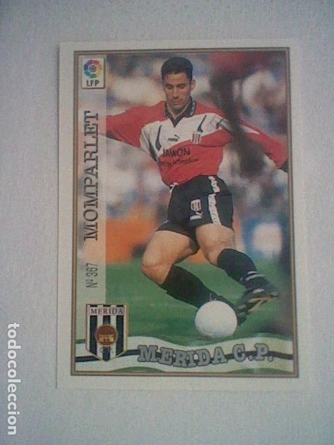 Coleccionismo deportivo: MOMPARLET 367 MERIDA FUTBOL MC LIGA 97 98 1997 TRADING CARD FICHAS LIGA