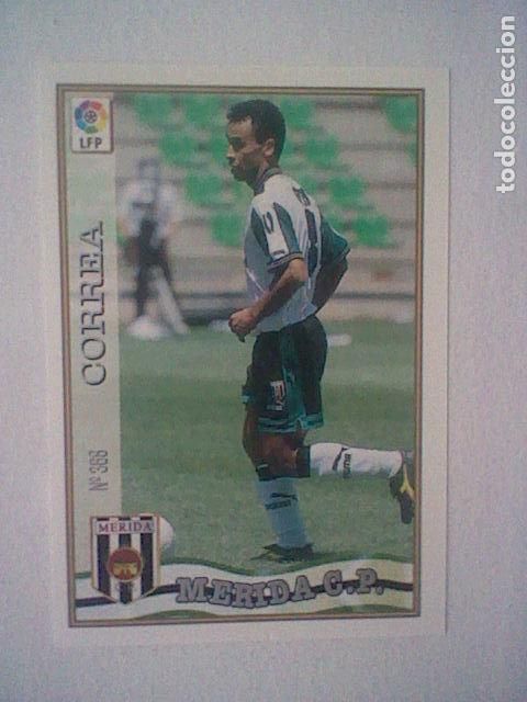 Coleccionismo deportivo: CORREA 368 MERIDA FUTBOL MC LIGA 97 98 1997 TRADING CARD FICHAS LIGA