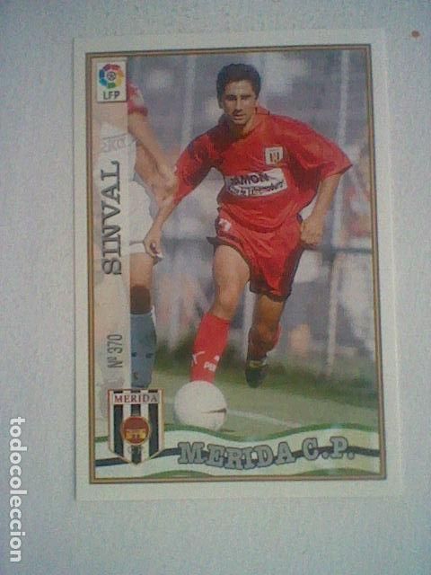 Coleccionismo deportivo: SINVAL 370 MERIDA FUTBOL MC LIGA 97 98 1997 TRADING CARD FICHAS LIGA