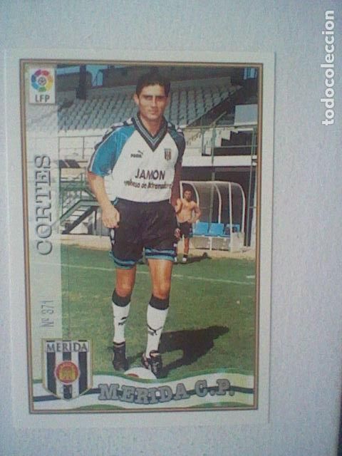 Coleccionismo deportivo: CORTES 371 MERIDA FUTBOL MC LIGA 97 98 1997 TRADING CARD FICHAS LIGA
