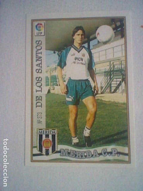 Coleccionismo deportivo: DE LOS SANTOS 373 MERIDA FUTBOL MC LIGA 97 98 1997 TRADING CARD FICHAS LIGA