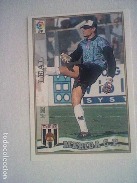 Coleccionismo deportivo: LEAL 362 MERIDA FUTBOL MC LIGA 97 98 1997 TRADING CARD FICHAS LIGA