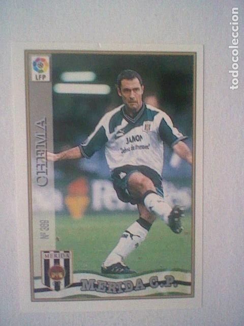 Coleccionismo deportivo: CHEMA 369 MERIDA FUTBOL MC LIGA 97 98 1997 TRADING CARD FICHAS LIGA