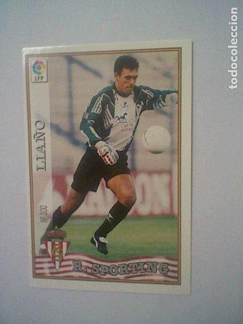 Coleccionismo deportivo: LIA&Ntilde;O 300 GIJON FUTBOL MC LIGA 97 98 1997 TRADING CARD FICHAS LIGA