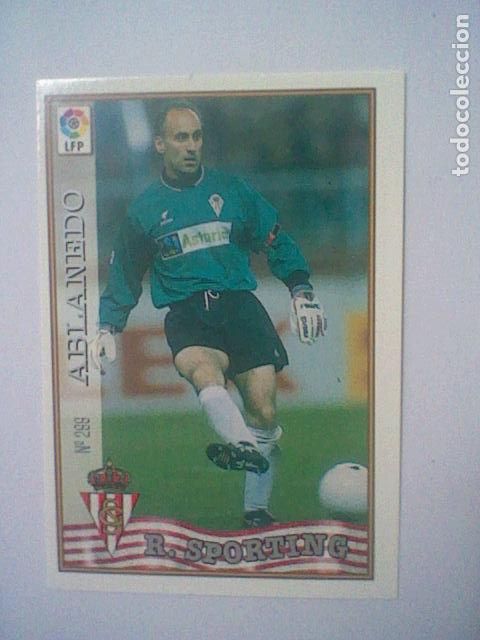 Coleccionismo deportivo: ABLANEDO 299 GIJON FUTBOL MC LIGA 97 98 1997 TRADING CARD FICHAS LIGA