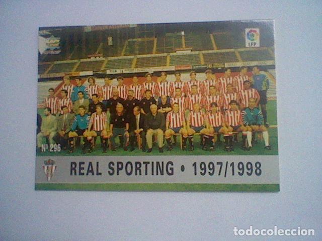 Coleccionismo deportivo: PLANTILLA 296 GIJON FUTBOL MC LIGA 97 98 1997 TRADING CARD FICHAS LIGA