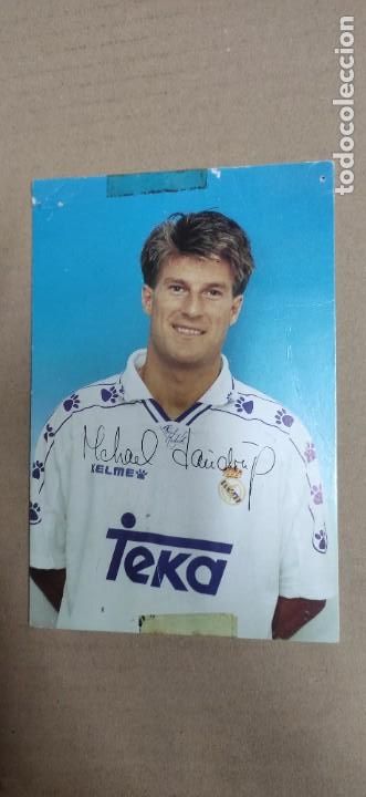 Coleccionismo deportivo: POSTAL LAUDRUP AUTOGRAFO FACSIMIL REAL MADRID - Foto 1