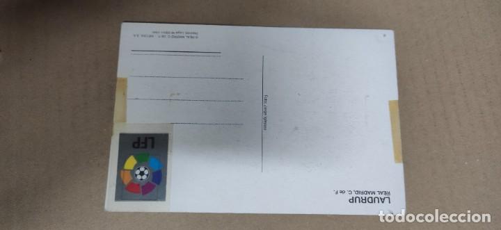 Coleccionismo deportivo: POSTAL LAUDRUP AUTOGRAFO FACSIMIL REAL MADRID - Foto 2