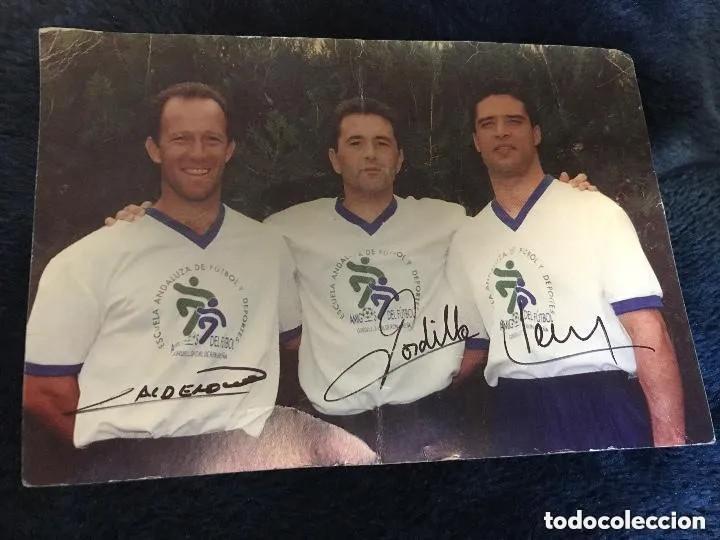 Sports collectibles: ANTIGUA POSTAL ESCUELA ANDALUZA F&Uacute;TBOL DEPORTES - GORDILLO