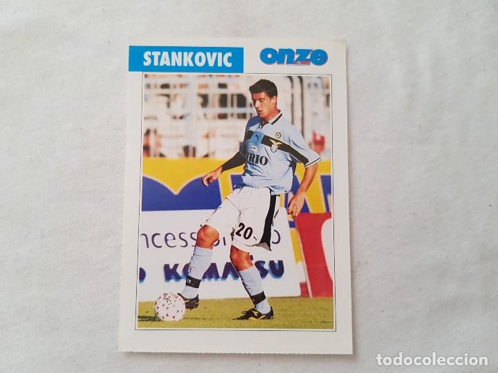 Sports collectibles: POSTAL STANKOVIC - LAZIO, INTER / SERBIA (FICHA ONZE MONDIAL)