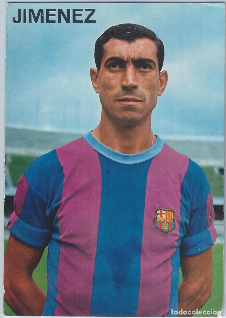 Coleccionismo deportivo: Jim&eacute;nez - Barcelona - Foto Segui - Foto 1