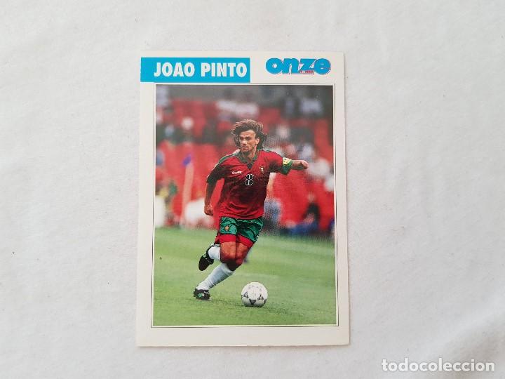 Collectionnisme sportif: POSTAL JOAO PINTO - Benfica, PORTUGAL (FICHA ONZE MONDIAL)