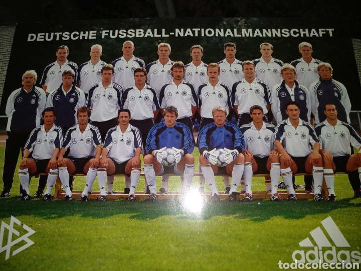 Collectionnisme sportif: Postal Selecci&oacute;n Alemania de f&uacute;tbol 99-00 tama&ntilde;o 21*30