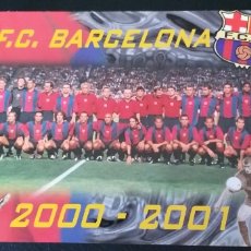 Coleccionismo deportivo: POSTAL OFICIAL FC.BARCELONA.2000/2001.. Lote 210272636
