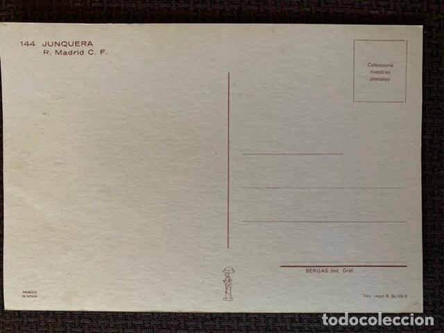 Coleccionismo deportivo: POSTAL JUNQUERA. REAL MADRID C.F. - Foto 2