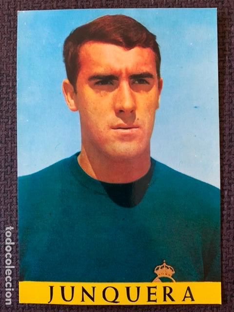 Coleccionismo deportivo: POSTAL JUNQUERA. REAL MADRID C.F. - Foto 1