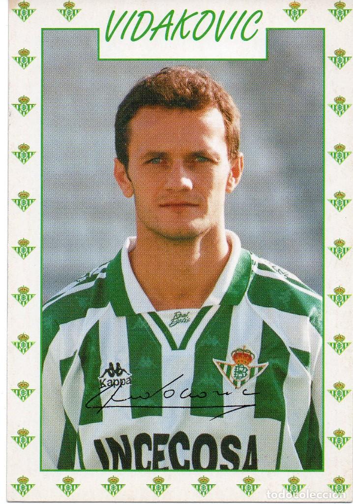 Coleccionismo deportivo: POSTAL DE VIDAKOVIC, REAL BETIS - Foto 1