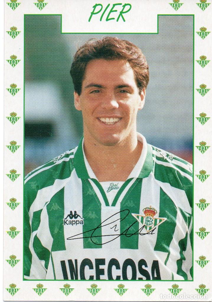 Coleccionismo deportivo: POSTAL DE PIER, REAL BETIS - Foto 1