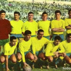 Collezionismo sportivo: TARJETA POSTAL LAS PALMAS 1965 (TONONO, GUEDES, GERMÁN, GILBERTO...) TARJETFHER, BILBAO, 1965.