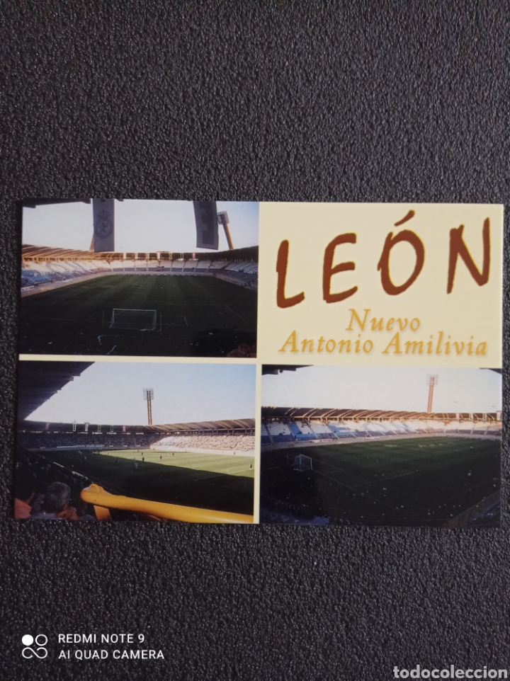 Sports collectibles: Postal CAMPO NUEVO ANTONIO AMILIVIA - LEON