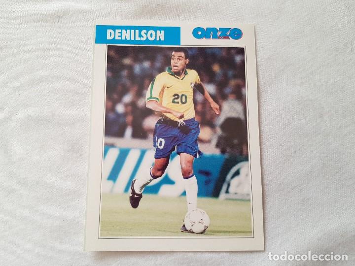Sports collectibles: POSTAL DENILSON - REAL BETIS, BRASIL (FICHA ONZE MONDIAL)