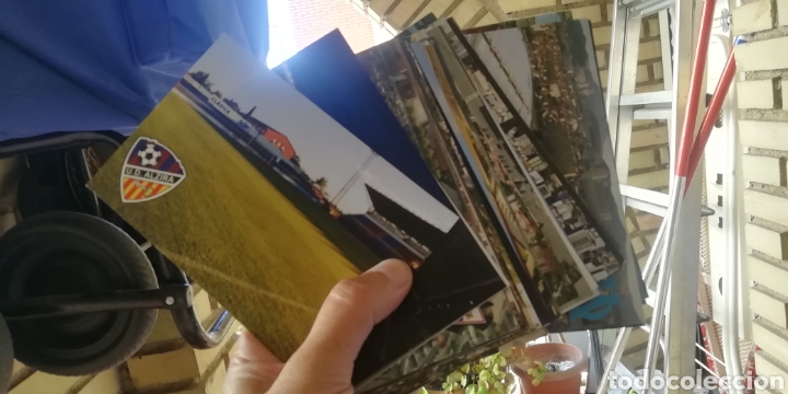 Sports collectibles: Postales estadios f&uacute;tbol. Espa&ntilde;a, Inglaterra, Alemania, Francia. 35 postales.
