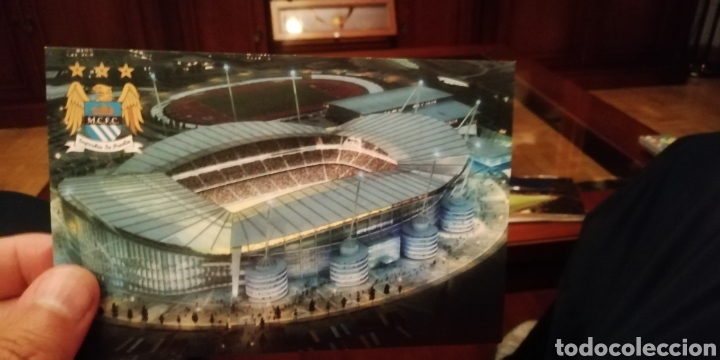 Sports collectibles: Postal estadio Manchester city. Ittihad stadium.