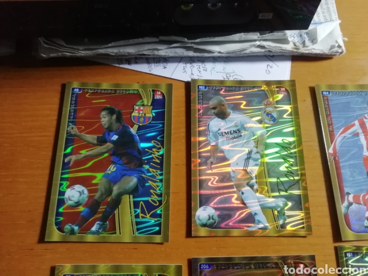 Collectionnisme sportif: Mundicromo 2005. Fichas de 5 cracks PLAYERS. Lote selecto.
