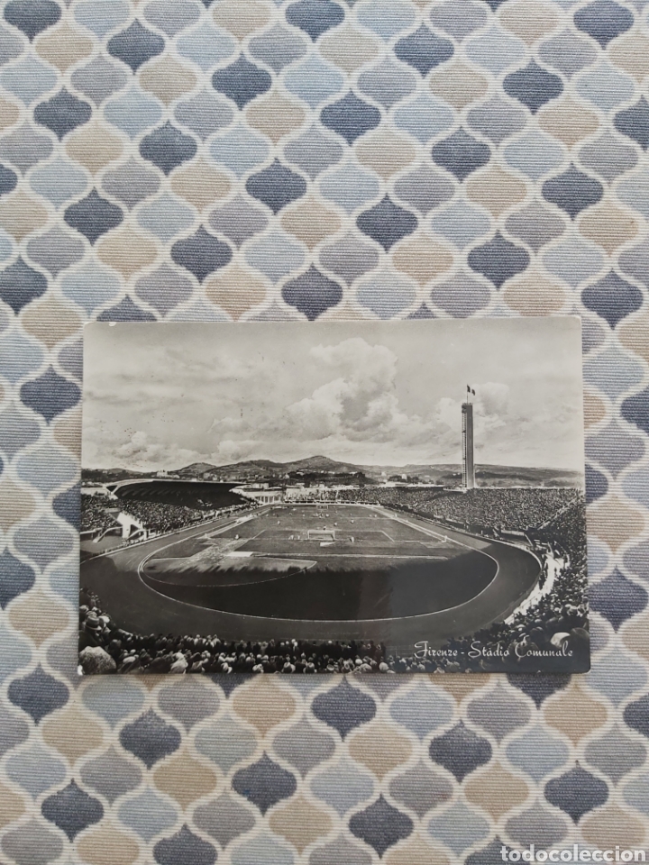 Collectionnisme sportif: Postal de f&uacute;tbol Estadio de Florencia