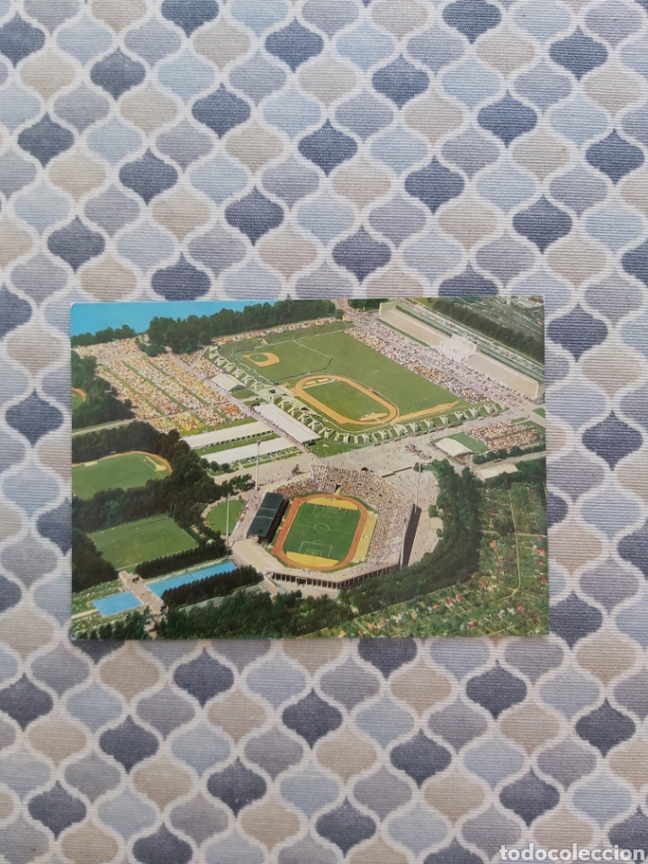 Sports collectibles: Tarjeta postal del Estadio de N&uacute;remberg Alemania