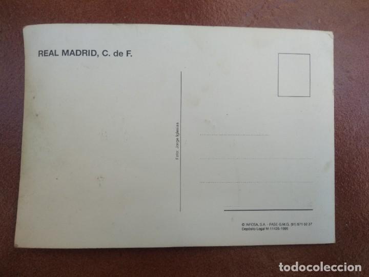 Coleccionismo deportivo: Postal real madrid, redondo dedicada - Foto 4