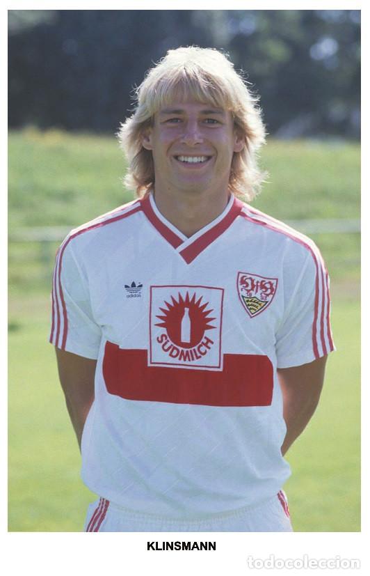 Collectionnisme sportif: JUERGEN KLINSMANN - Legends of football series 2010 PHOTO postcard - Size 9x14 cm.