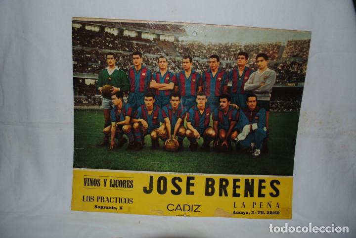 Collectionnisme sportif: F . C . BERCELONA , CARTEL DE ALMANAQUE .