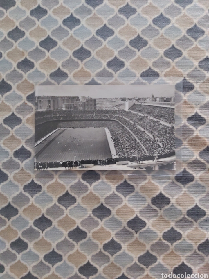 Sports collectibles: Tarjetas postales en blanco y negro de estadios de f&uacute;tbol Estadio Santiago Bernab&eacute;u