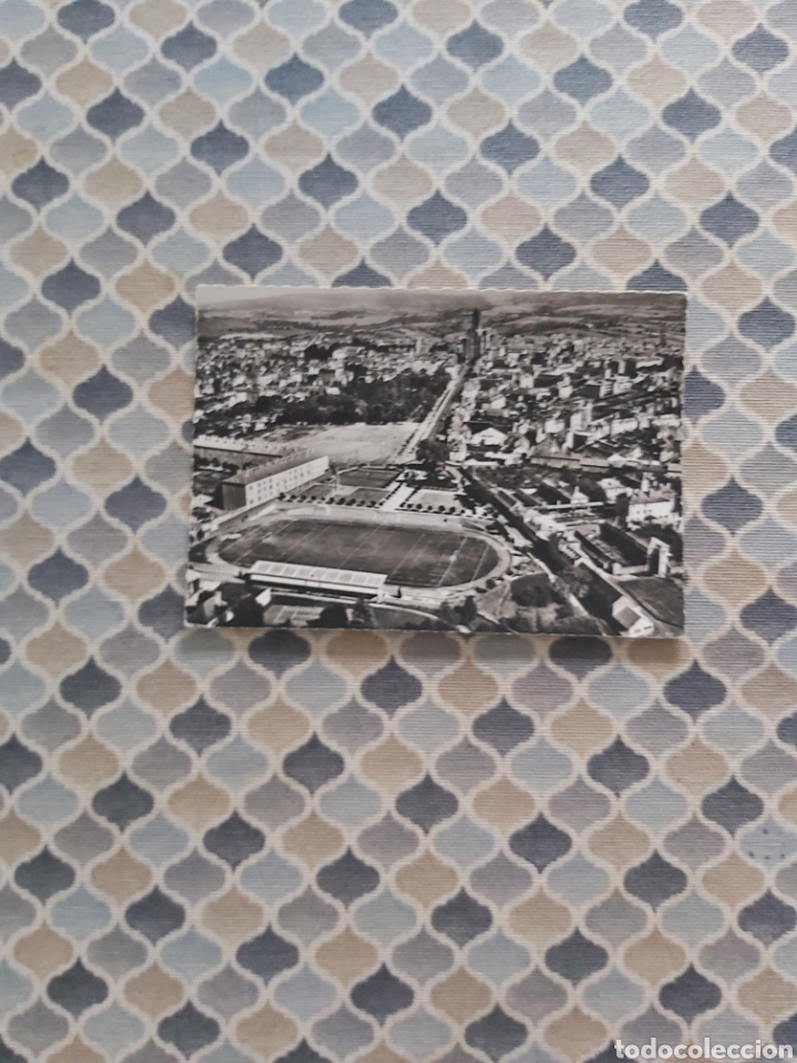 Sports collectibles: Tarjetas postales en blanco y negro Estadio de f&uacute;tbol Reims Francia