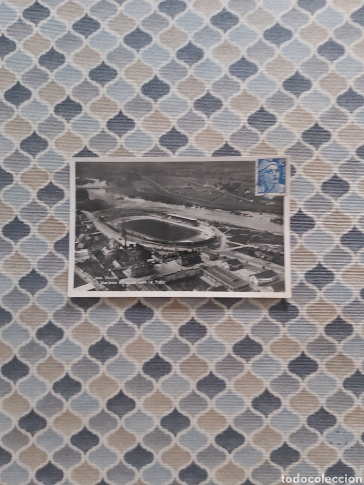 Sports collectibles: Tarjetas postales en blanco y negro Estadio de Vichy Francia