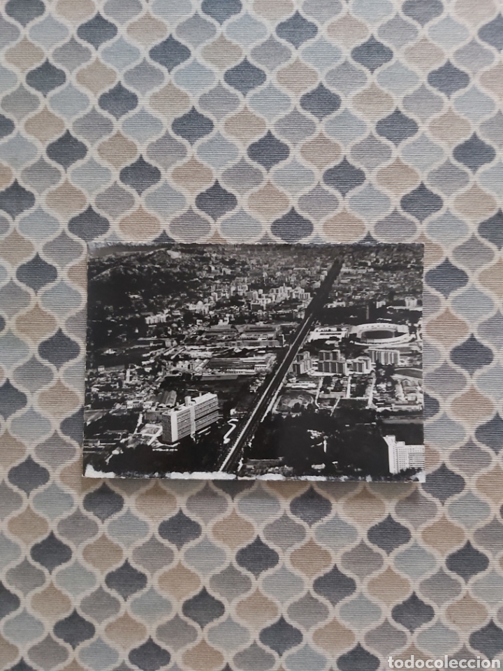 Sports collectibles: Postales en blanco y negro Estadio de f&uacute;tbol Marsella Francia