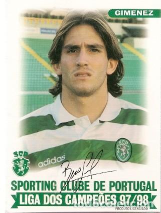 Sports collectibles: Portugal ** & Sporting Club de Portugal, Bruno Gimenez, Liga de Campeones 1997-1998 (68782)