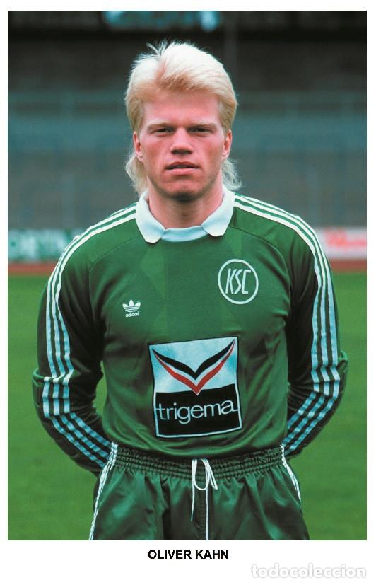Sports collectibles: OLIVER KAHN - Legends of football series 2010 PHOTO postcard - Size 9x14 cm.