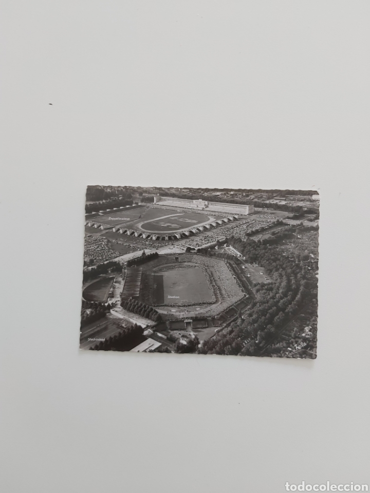 Sports collectibles: Postales en blanco y negro Estadio de N&uacute;remberg Alemania