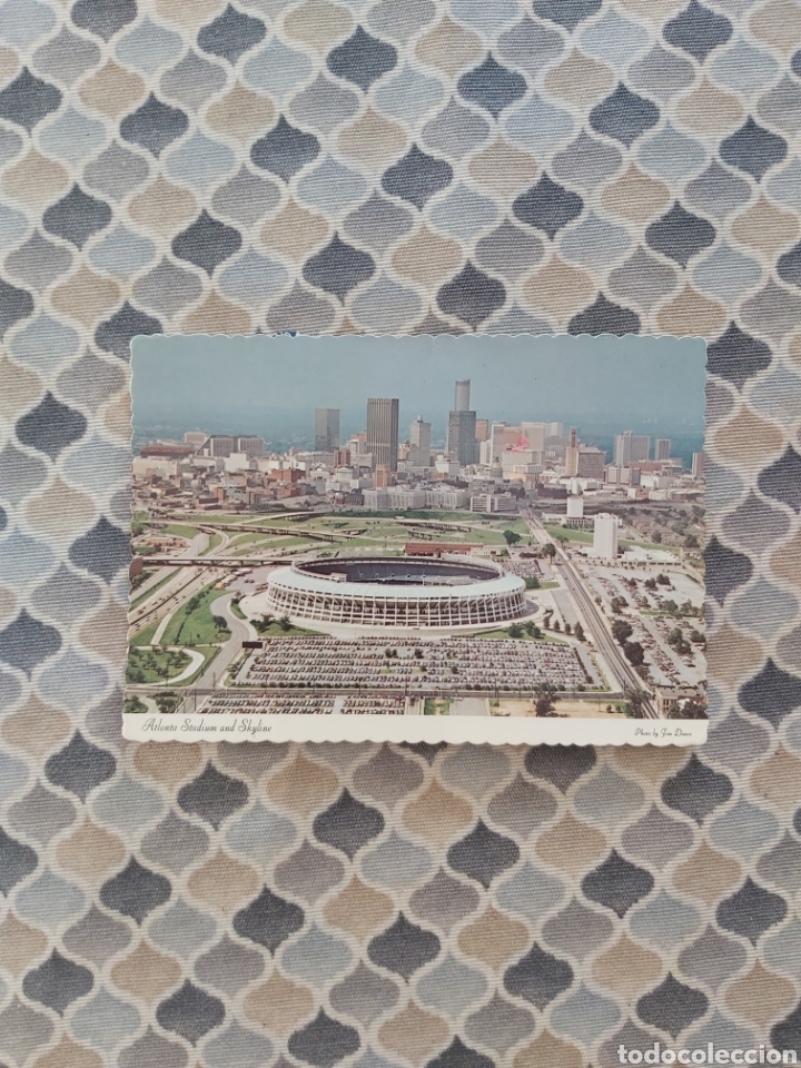 Colecionismo desportivo: Postales de estadios Estadio de Atlanta Estados Unidos