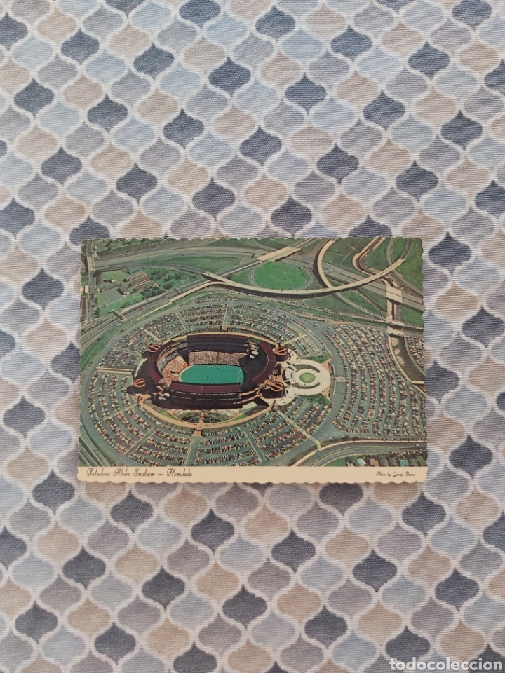 Colecionismo desportivo: Postales de estadios Estadio de Iowa Estados Unidos