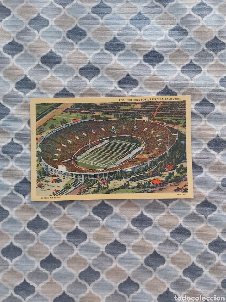 Colecionismo desportivo: Postales en color Estadio Rose Bowl Pasadena California Estados Unidos