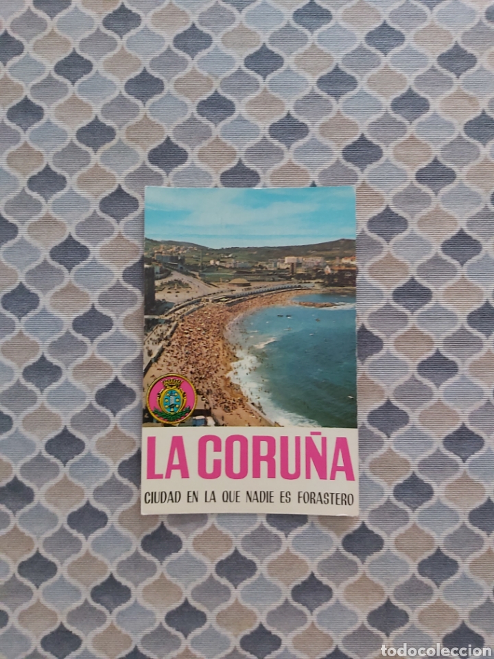 Colecionismo desportivo: Postales en color Estadio de f&uacute;tbol La Coru&ntilde;a