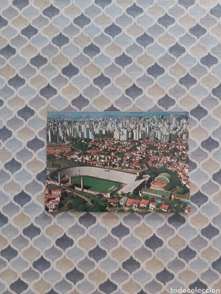 Sammelleidenschaft Sport: Postales en color Estadio Municipal S&atilde;o Paulo Brasil