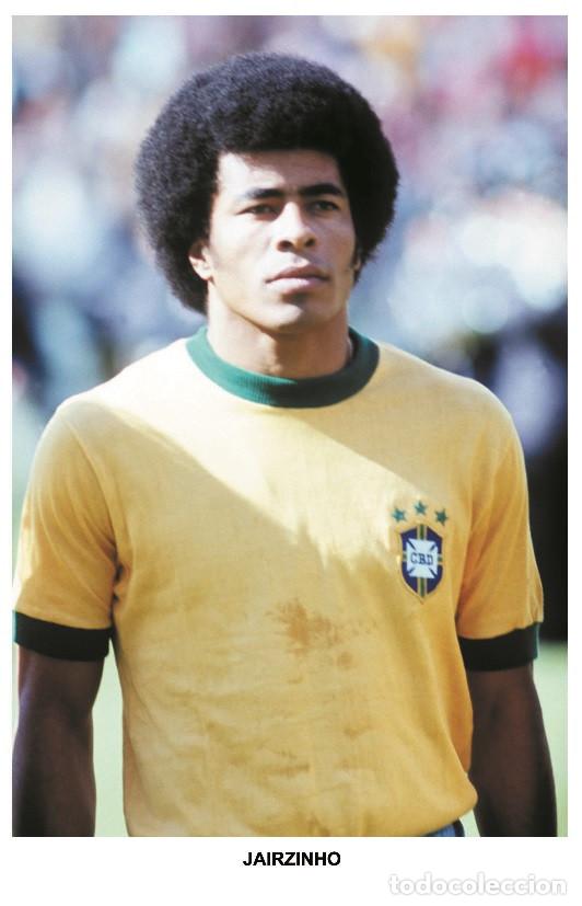 Colecionismo desportivo: JAIRZINHO - Legends of football series 2010 PHOTO postcard - Size 9x14 cm.