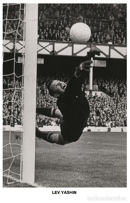 Colecionismo desportivo: LEV YASHIN - Legends of football series 2010 PHOTO postcard - Size 9x14 cm.