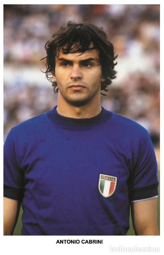Colecionismo desportivo: ANTONIO CABRINI - Legends of football series 2010 PHOTO POSTCARD - Size 9x14 cm.