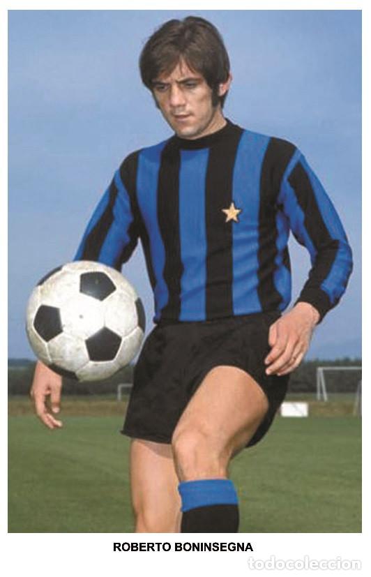 Colecionismo desportivo: ROBERTO BONINSEGNA - Legends of football series 2010 PHOTO postcard - Size 9x14 cm.