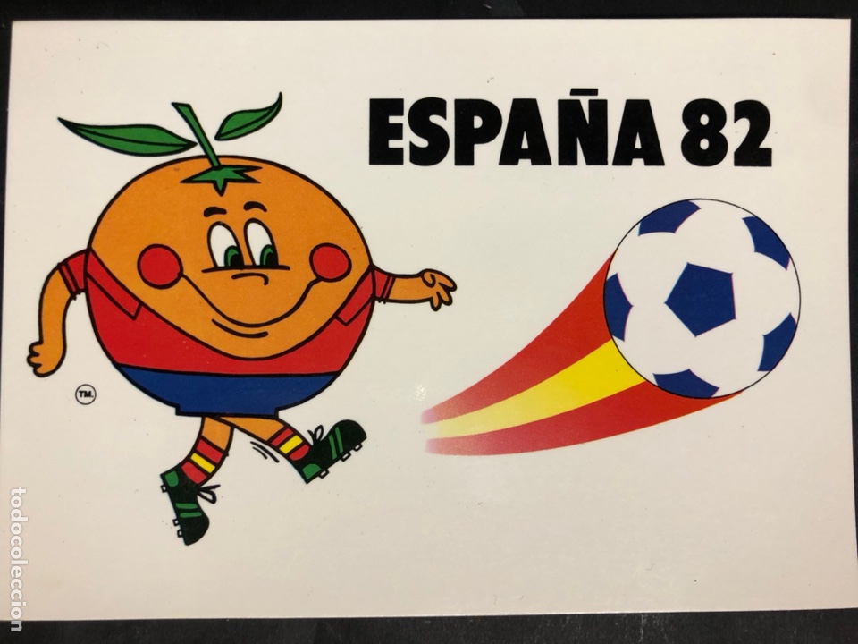Coleccionismo deportivo: Tarjeta postal naranjito XII campeonato mundial de f&uacute;tbol Espa&ntilde;a 82